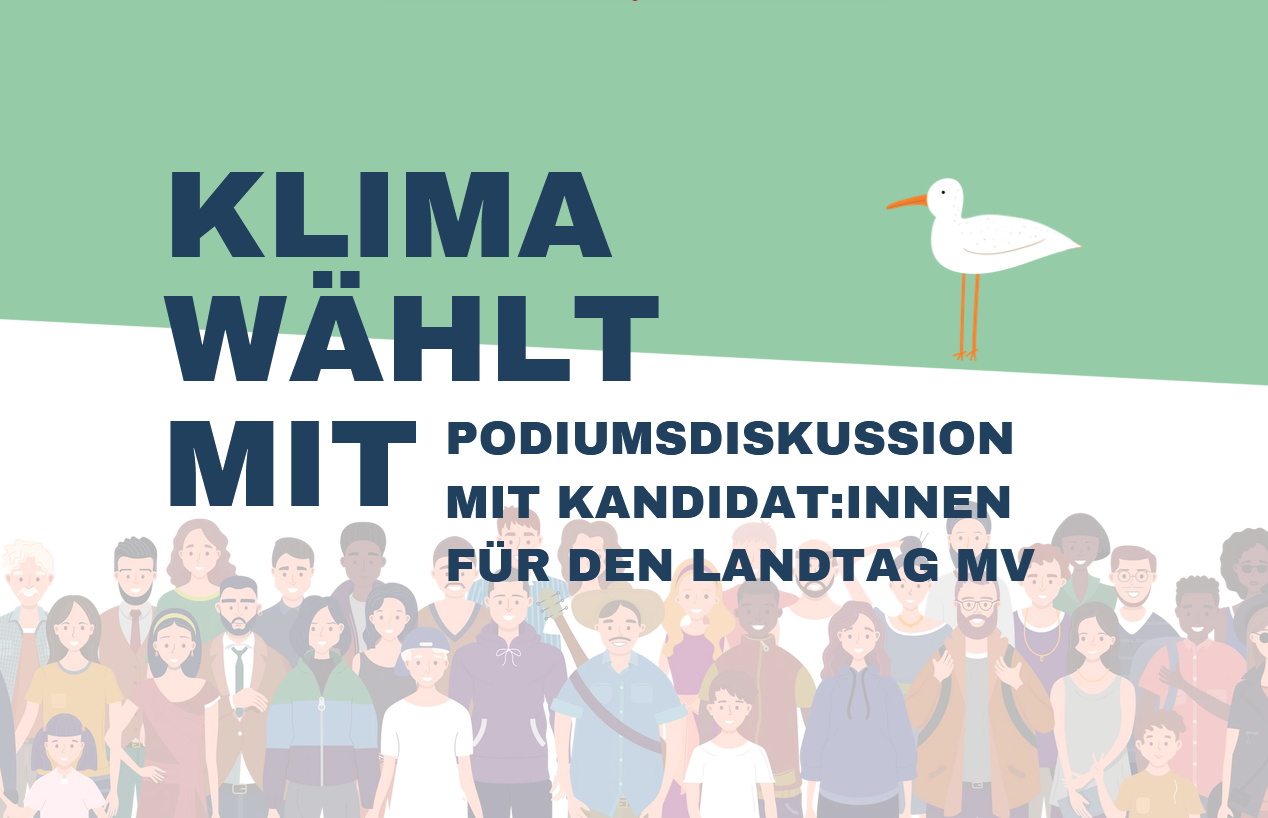 KLIMA WÄHLT MIT – am 10.09.2026 Podiumsdiskussion zur Landtagswahl geplant