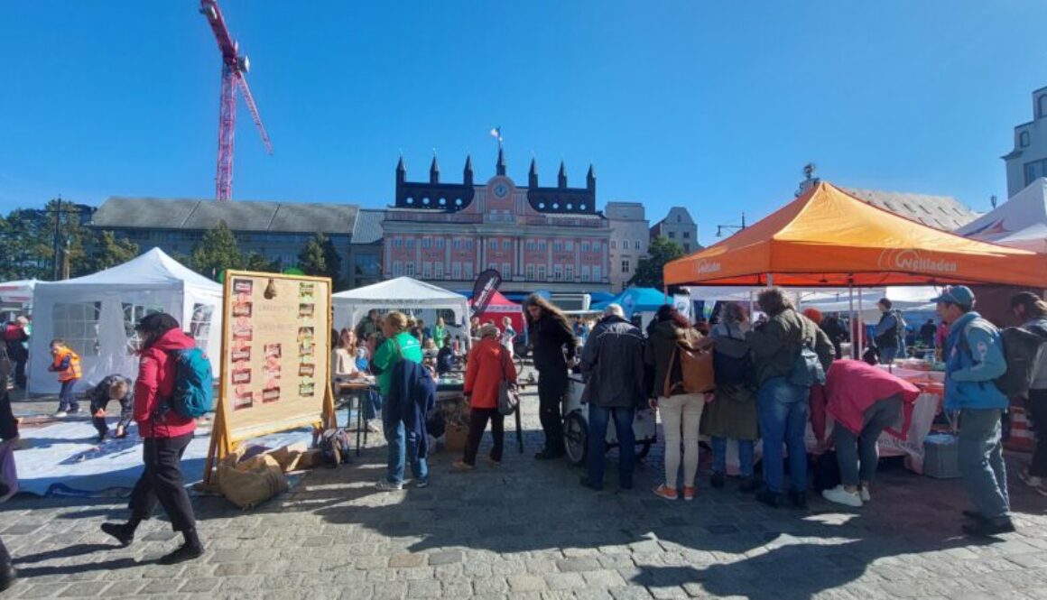 Klimaaktionstag auf dem neuen Markt